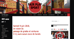 Desktop Screenshot of fairplaysport.org
